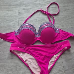 Shade & Shore Pink Bikini Bottom
